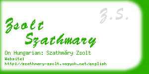 zsolt szathmary business card