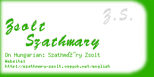 zsolt szathmary business card